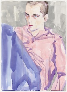 Daniel, Berlin (1999, Watercolor and synthetic polymer paint on paper, 1015x730)